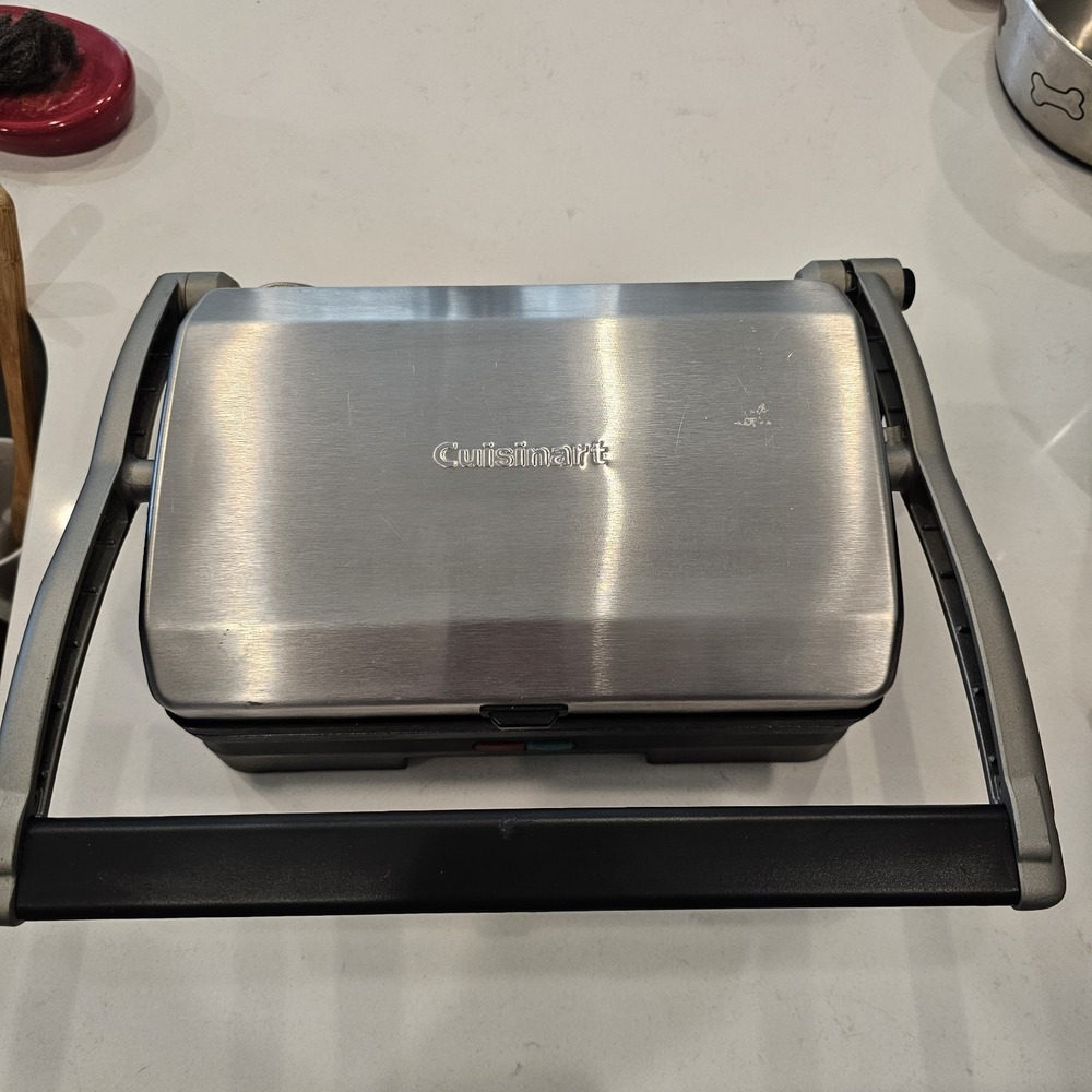 Cuisinart Stainless Panini Press Griddle Griddler Sandwich Press